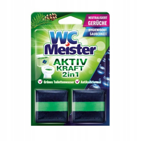 WC Meister Kostka Barwiąca do WC Pine 2x50g