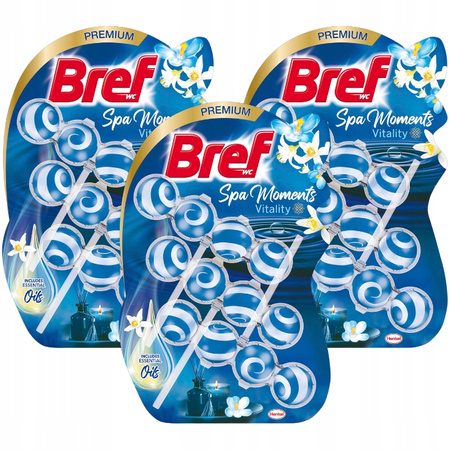 Bref Spa Moments Vitality Zawieszka do WC 3x50g x3