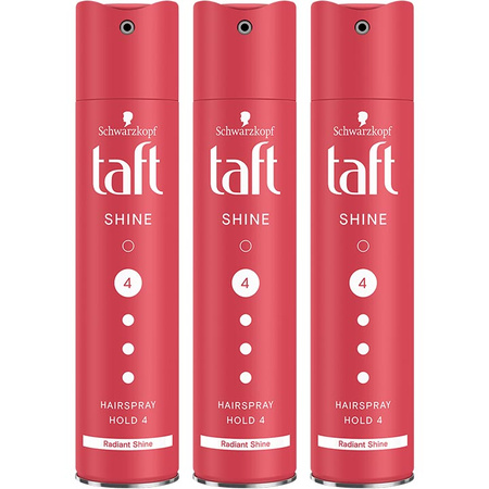 Taft Shine Lakier do Włosów 250ml x3