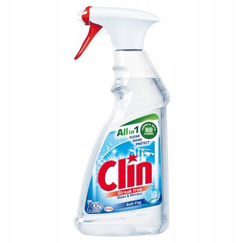 Clin Anti-Fog Płyn do Mycia Szyb i Luster 500ml