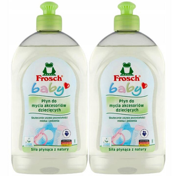 Frosch Baby Płyn do Mycia Smoczków i Butelek 2x500ml