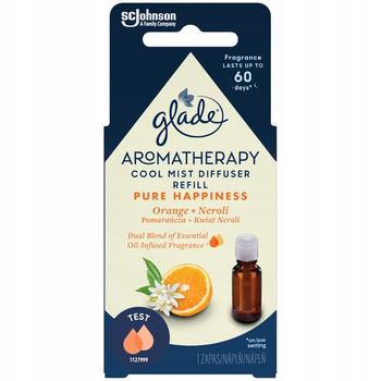 Glade Zapasowy Olejek Pure Happiness Pomarańcza & Kwiat Neroli 17ml