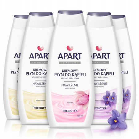 Apart Kremowy Płyn do Kąpieli Mix Zestaw 5x750ml