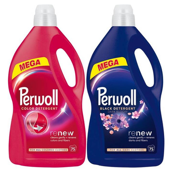 Perwoll Renew Dark Color Płyn do Prania Czerni i Koloru 2x3,75l 150 prań