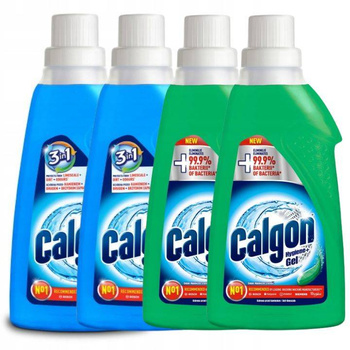 Calgon Odkamieniacz do Pralki MIX 750ml x4