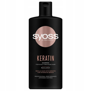 Syoss Keratin Szampon do włosów Łamliwych 440ml