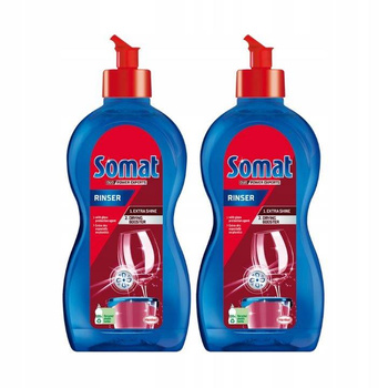 Somat Rinser Nabłyszczacz do Zmywarki 500ml x2