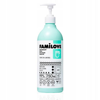 Yope FamiLove Płyn do Mycia Naczyń Lawenda 750 l
