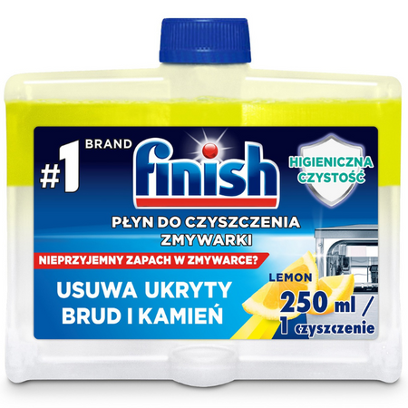 Finish Płyn Czyszczenia Zmywarki MIX 250ml x6