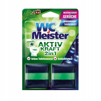 WC Meister Kostka Barwiąca do WC Pine 2x50g