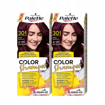 Palette Szampon Koloryzujący 301 Bordo 24 myć x2