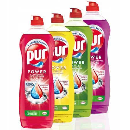 Pur Płyn do Mycia Naczyń MIX 750ml x4