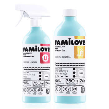 Yope FamiLove Płyn do Podłóg Uniwersalny 750ml x2