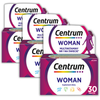 Centrum ONA Witaminy dla Kobiet 3x30 Tabletek