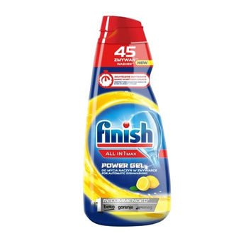 Finish All in 1 Max Power Gel Żel do Zmywarki Lemon 900 ml