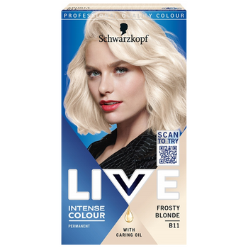 Schwarzkopf Live B11 Farba do Włosów Frosty Blonde