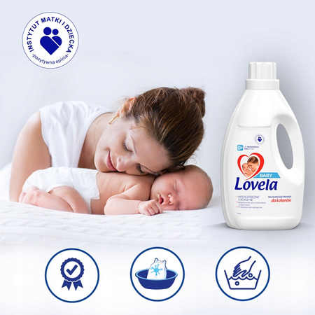 LOVELA Baby Mleczko do Prania Koloru 2,9L (32 pr)