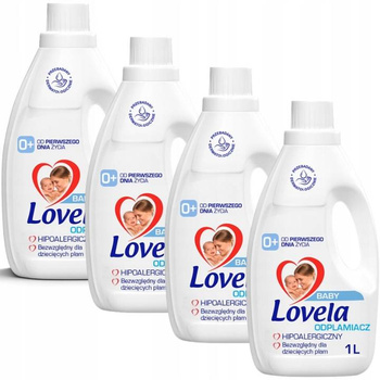 Lovela Hipoalergiczny Odplamiacz dla Dzieci 1L x4