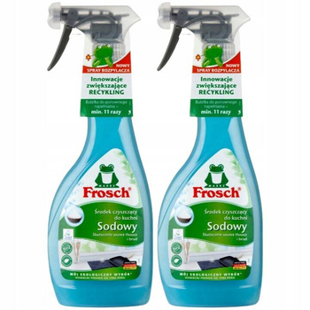 Frosch Sodowy Spray do Czyszczenia Kuchni 2x500ml