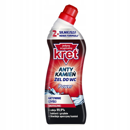 Kret Żel WC Anty Kamień Power Multi Action 750g x2