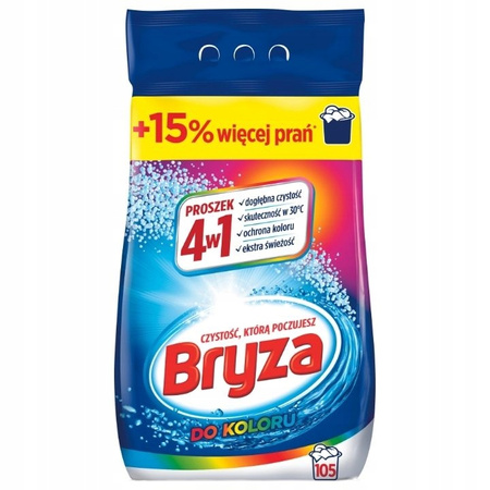 Bryza Proszek Prania 4w1 Color White 13,65kg 210pr