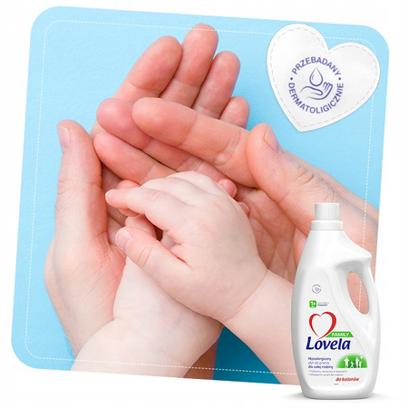 LOVELA Family Płyn Prania Kolorów Bieli 2 x 1,85L