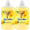 Coccolino Happy Yellow Płyn do Płukania Tkanin Fresh & Soft 2x1,7L 136 prań