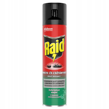 Raid Spray na Owady Biegające Eukaliptus 400 ml