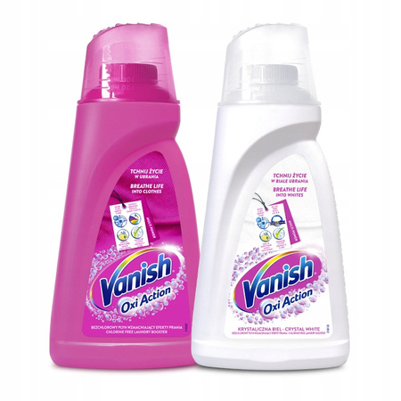 Vanish Odplamiacz w Płynie Mix Kolor Biel 1L x2