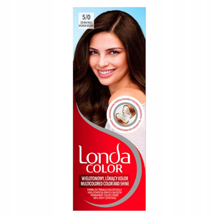 Londa Color Farba do Włosów Średni Brąz 5/0 x3