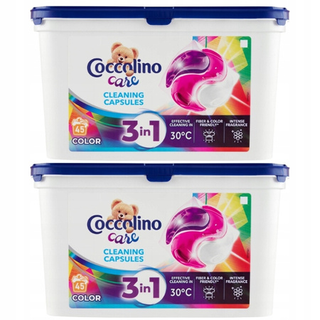 Coccolino Care Kapsułki do Prania Kolor 3w1 45szt x2