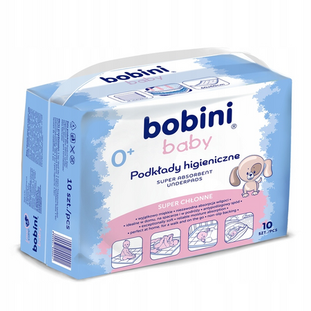 Bobini Baby Podkłady Higieniczne dla Dzieci 10 szt