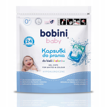 Bobini Baby Kapsułki do Prania Koloru Bieli 24szt.