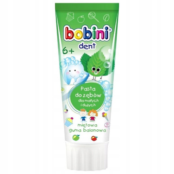 Bobini Dent Pasta do Zębów dla Dzieci 6+ 75 ml