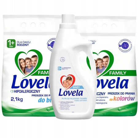 LOVELA Family Proszki do Prania + Płyn do Płukania