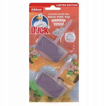 Duck Aqua Zawieszka do WC Pink Mango Verse 2x36g