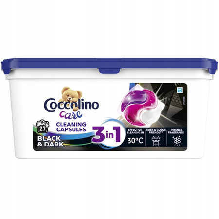 Coccolino Care Kapsułki do Prania Czarnego 27szt x2