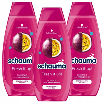 Schauma Szampon do Włosów Fresh It Up! 400ml x3