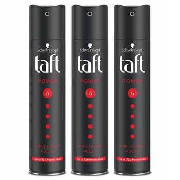 Taft Caffeine Power Lakier do włosów 250ml x3