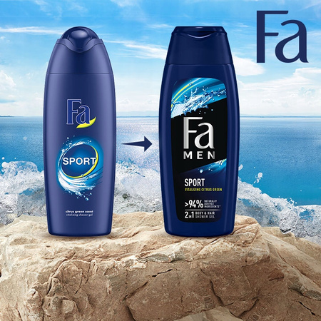 Fa Men Żel pod Prysznic Active Sport Cytrus 400ml