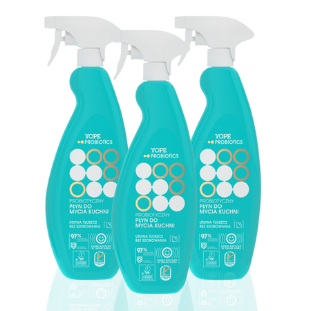 Yope Probiotyczny Płyn do Mycia Kuchni 500ml x3