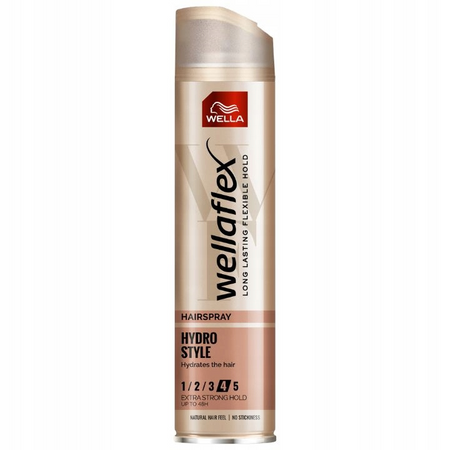 Wellaflex Hydro Style Lakier do Włosów 250ml