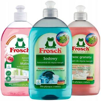 Frosch Koncentrat Balsam do Mycia Naczyń MIX 3x500