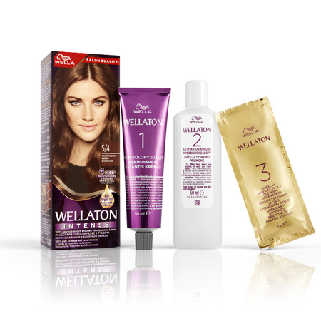 Wellaton Intense Farba do Włosów 5/4 Kasztanowy x2
