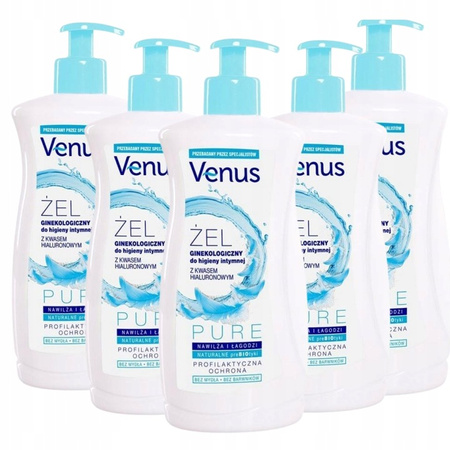 VENUS Żel Ginekologiczny do Higieny Intymnej Pure 500 ml x5