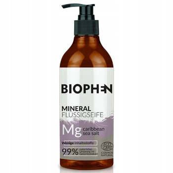 Biophen Mineral Mydło w Płynie Sól z Morza Karaibskiego 300ml DE