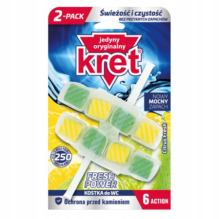 Kret Zawieszka do WC Citrus Fresh 2x40g