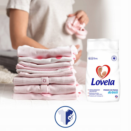 LOVELA Baby Hipoalergiczny Proszek do Prania Koloru i Bieli dla Dzieci 4x2,7kg