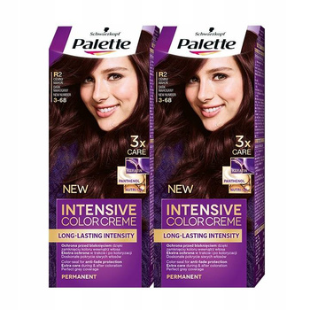 Palette Farba do włosów R2 (3-68) Ciemny Mahoń x2