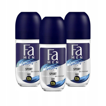 Fa MEN Dezodorant w kulce Sport 50ml x3